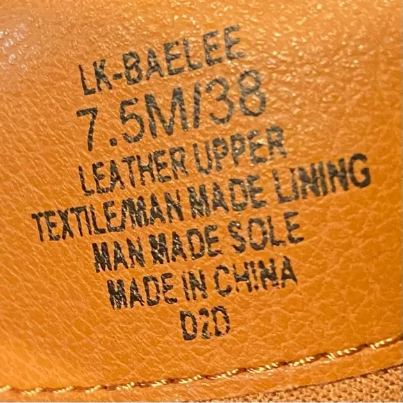 NWT Lucky Brand Women’s Booties size 7.5 Baelee Round Toe Ankle Genuine Leather - Picture 6 of 6